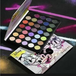 NWT Morphe Disney eyeshadow palette and lipstick set